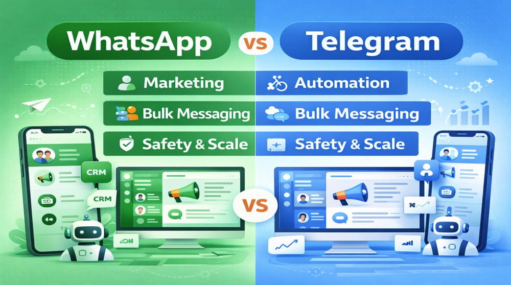 WhatsApp vs Telegram Marketing