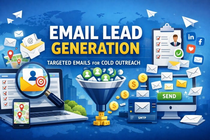 Email Lead Generation How Businesses Collect Targeted Emails for Cold Outreach