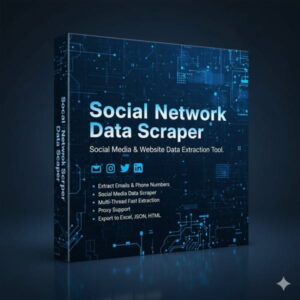 Social Network Data Scraper – Email Extractor & Lead Generation Tool